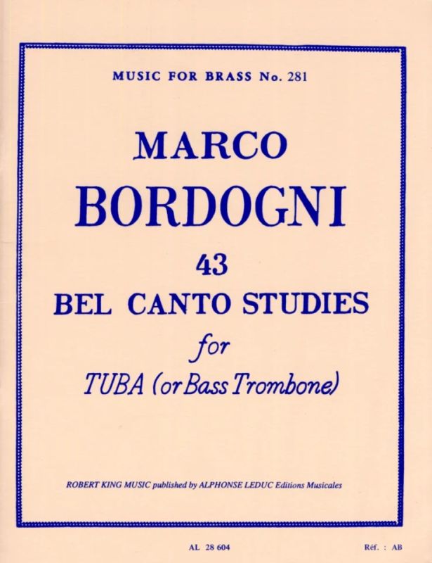 Marco Bordogni - 43 Bel Canto Studies (0)