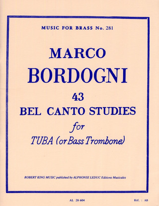 M. Bordogni - 43 Bel Canto Studies