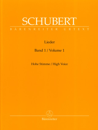 Franz Schubert - Lieder 1 – hohe Stimme