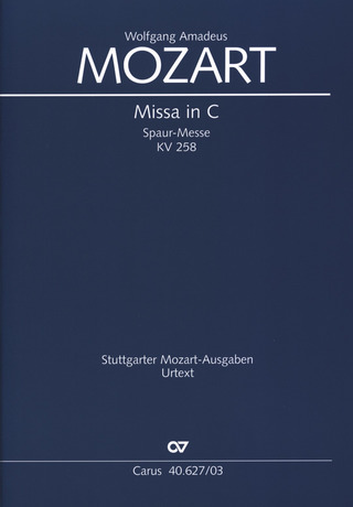 Wolfgang Amadeus Mozart: Missa in C KV 258