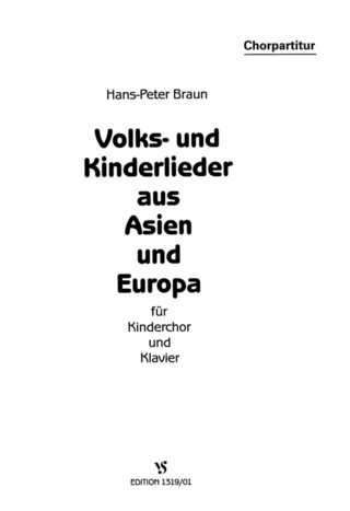 Hans-Peter Braun - Volks- und Kinderlieder aus Asien und Europa