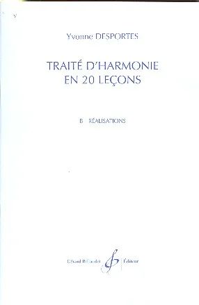 Yvonne Desportes - Traite D'Harmonie En 20 Lecons - Realisations
