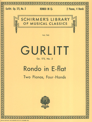 Cornelius Gurlitt - Rondo in Eb, Op. 175, No. 2 (set)