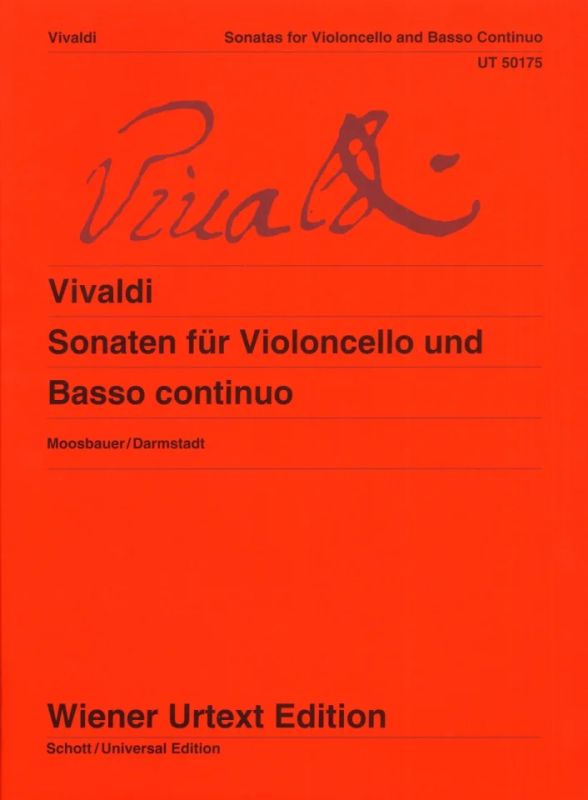 Antonio Vivaldi - Sonaten für Violoncello und Basso continuo