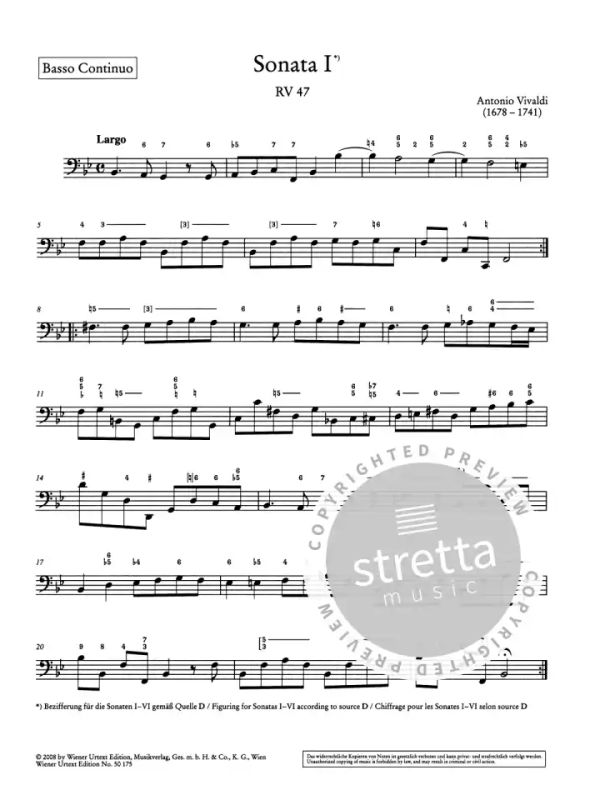 Antonio Vivaldi - Complete Sonatas for Cello and Basso Continuo (5)