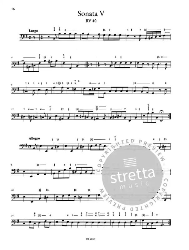 Antonio Vivaldi - Sonaten für Violoncello und Basso continuo (6)