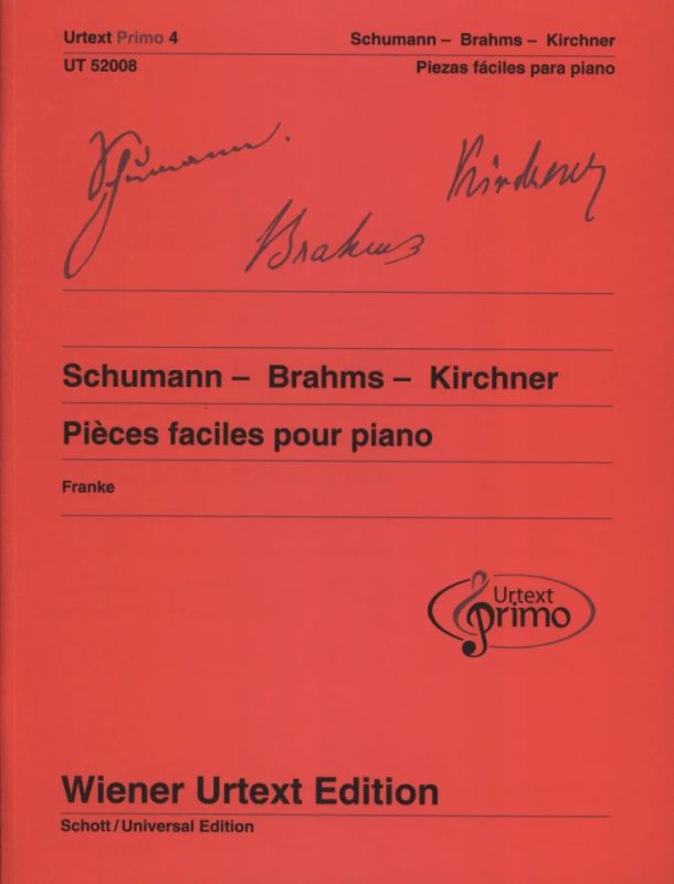 Robert Schumannm fl. - Pièces faciles pour piano avec conseils pratiques 4