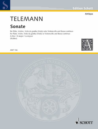 Georg Philipp Telemann - Sonata A major