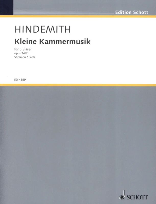 Paul Hindemith: Kleine Kammermusik op. 24/2