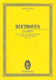 Ludwig van Beethoven - Streichquartett  F-Dur op. 135