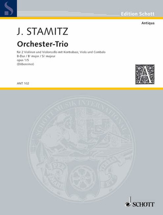 Johann Stamitz - Orchester-Trio B flat major