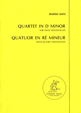 Matz Rudolf - Quartett D-Moll