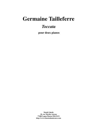 Germaine Tailleferre - Toccata