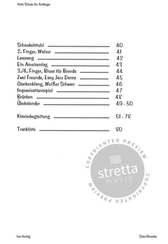 Petra Stalz: Violaschule für Anfänger (2)