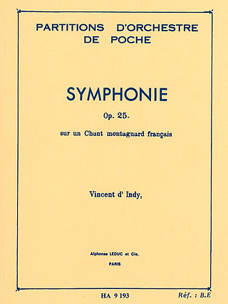 Vincent d'Indy - Symphonie Sur Un Chant Montagnard Français Op.25