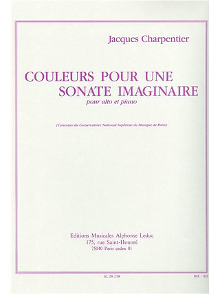 Marc-Antoine Charpentier - Couleurs Pour Une Sonate Imagina