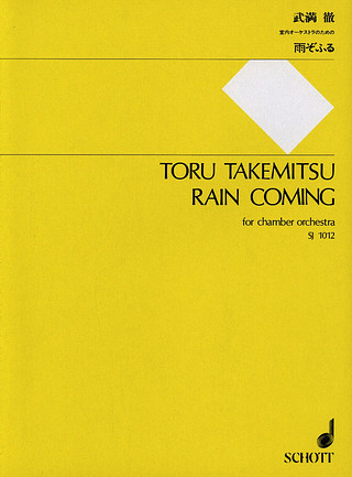 Takemitsu, Toru - Rain Coming