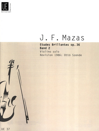 Jacques Féréol Mazas - Etudes brillantes op. 36 Band 2