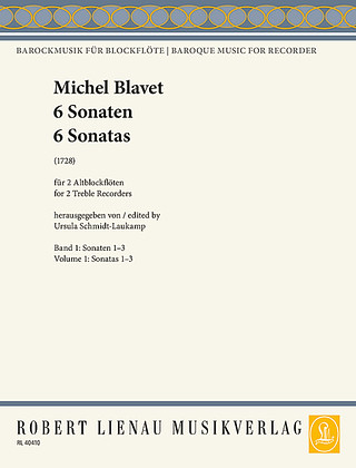 Michel Blavet - Six sonatas