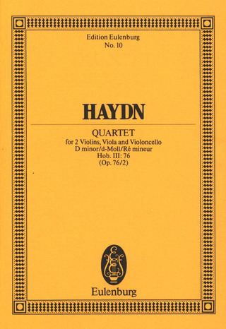 Joseph Haydn - Streichquartett , "Quinten" d-Moll op. 76/2 Hob. III: 76
