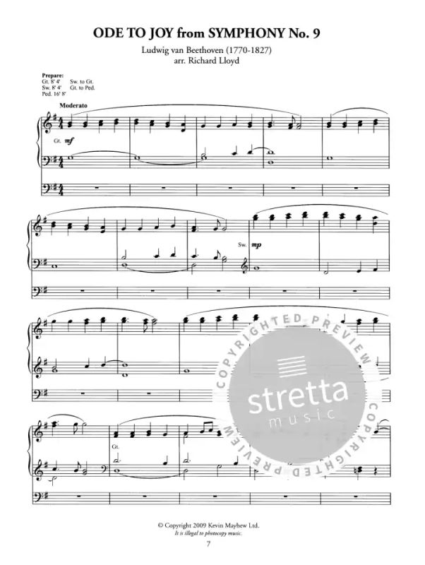Fanfare For The Common Man And Other Favourites For Organ Buy Now In Stretta Sheet Music Shop