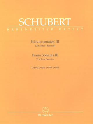 Franz Schubert: Piano Sonatas III