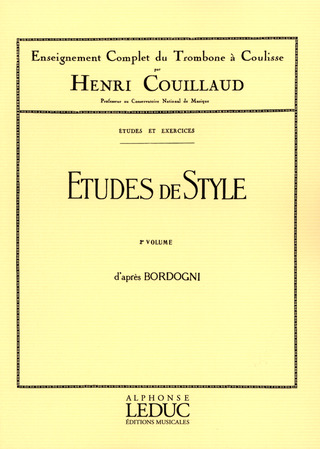 Henri Couillaud - Études de Style d'après Bordogni Vol. 2