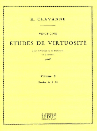 25 Etudes de Virtuosite Vol. 2-Etudes 14 a 25