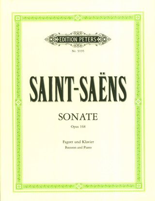 Camille Saint-Saëns - Sonate für Fagott und Klavier op. 168