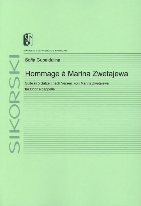 Sofia Gubaidulina - Hommage A Marina Zwetajewa