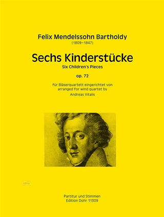 Felix Mendelssohn Bartholdy: Six Children's Pieces op. 72