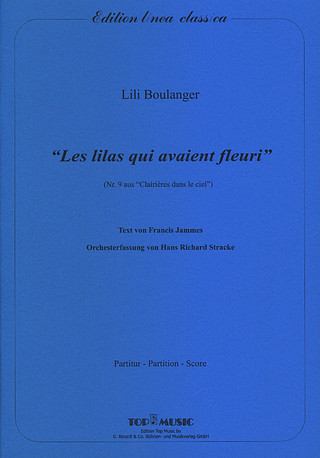 Lili Boulanger - Les lilas qui avaient fleuri