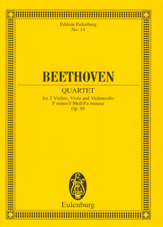 Ludwig van Beethoven - Streichquartett  f-Moll op. 95