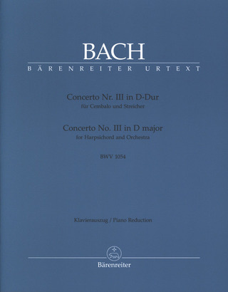 Johann Sebastian Bach - Concerto No. III in D major BWV 1054