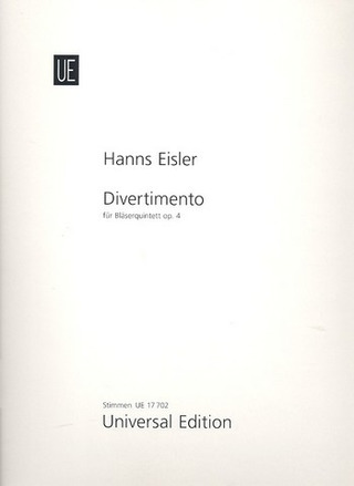 Hanns Eisler: Divertimento für Bläserquintett op. 4 (1923)