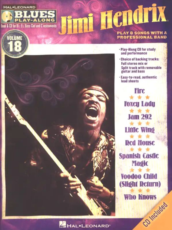 Jimi Hendrix - Jimi Hendrix: Blues Play-Along - Volume 18