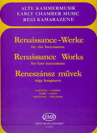 Renaissance Works for four instruments