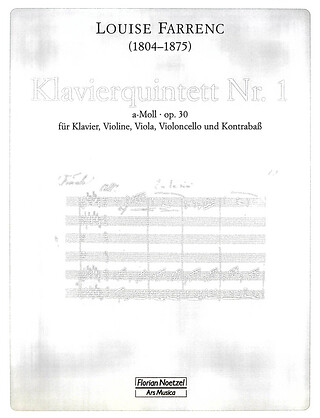 Pianokwintet nr. 1 in A klein, Op. 30 Sheet Music