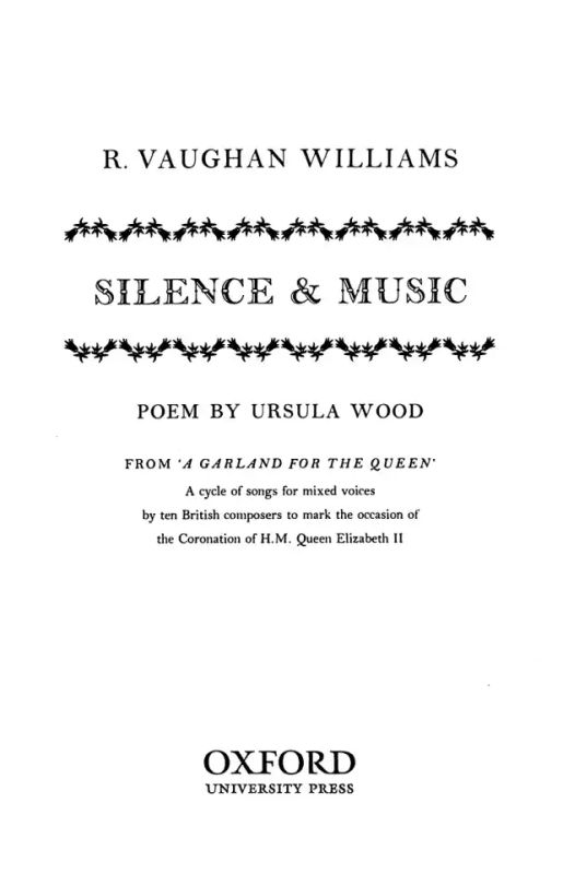 Ralph Vaughan Williams - Silence and Music