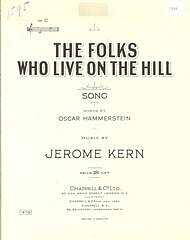 Jerome David Kern i inni - Folks Who Live On The Hill