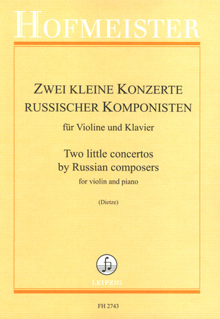 Anatoli Komarowski et al. - Zwei kleine Konzerte russischer Komponisten
