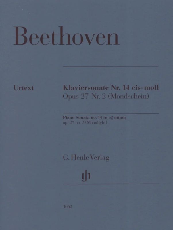 L. van Beethoven - Klaviersonate Nr. 14 cis-Moll op. 27/2