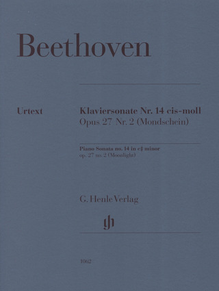 L. van Beethoven - Sonate pour piano n° 14 en ut dièse mineur op. 27/2