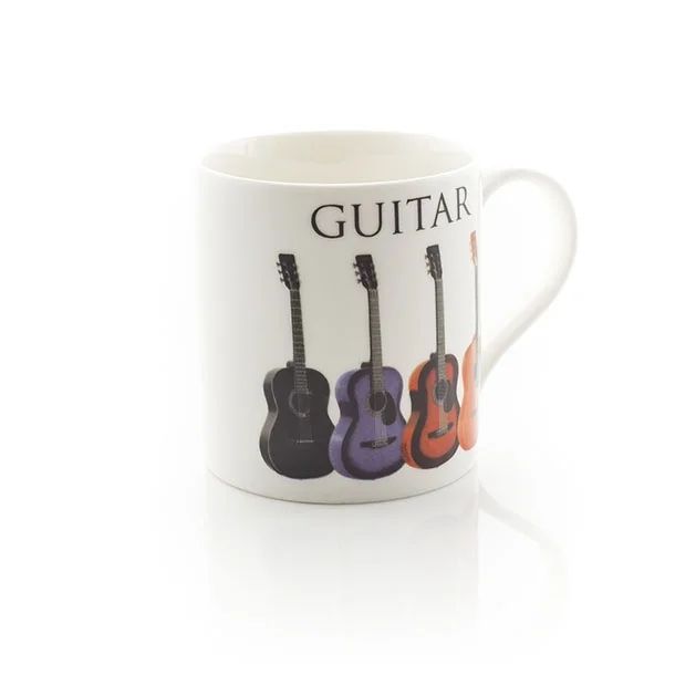 Music Word Mug - Acoustic Guitar