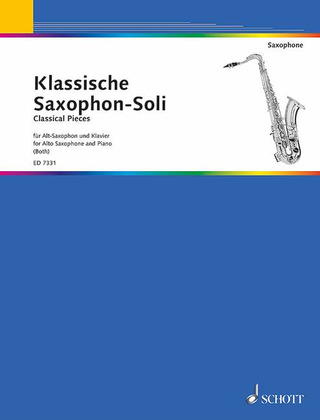 Classical Pieces. Saxophone Solos
