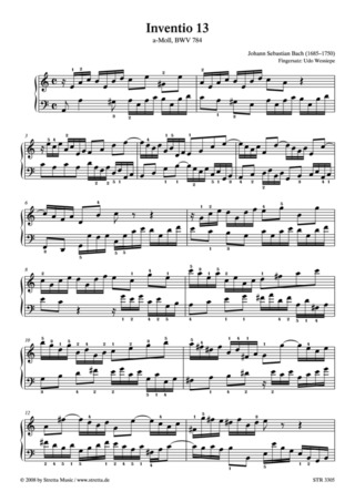 Johann Sebastian Bach - Inventio 13