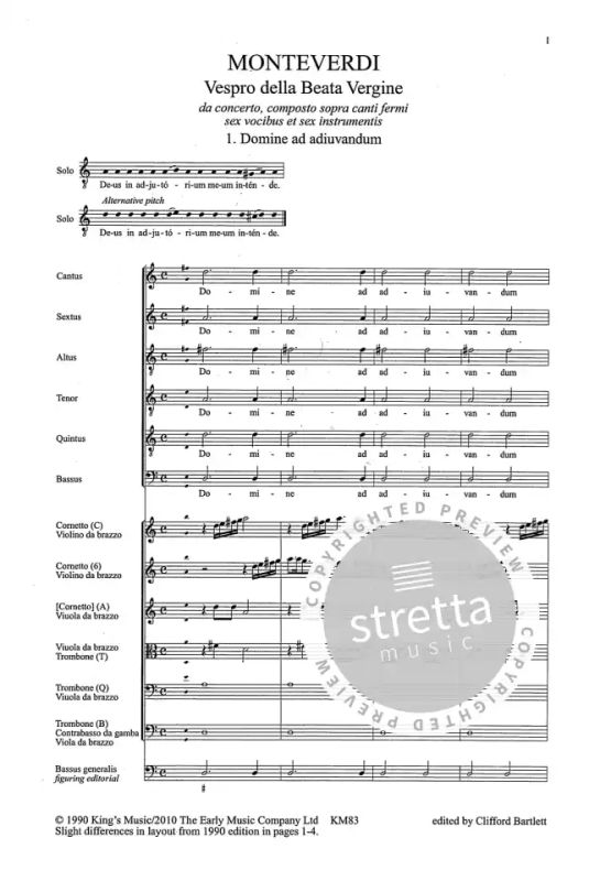 Claudio Monteverdi - Vespro Della Beata Virgine – Marienvesper