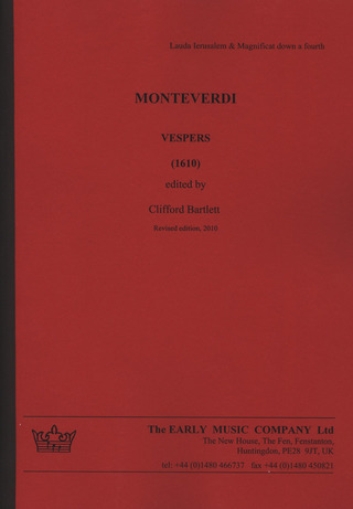 C. Monteverdi - Vespro Della Beata Virgine – Marienvesper