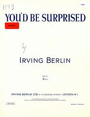 Irving Berlin - You'd Be Surprised