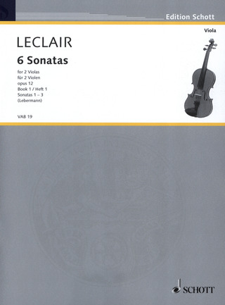Jean-Marie Leclair - Sechs Sonaten op. 12